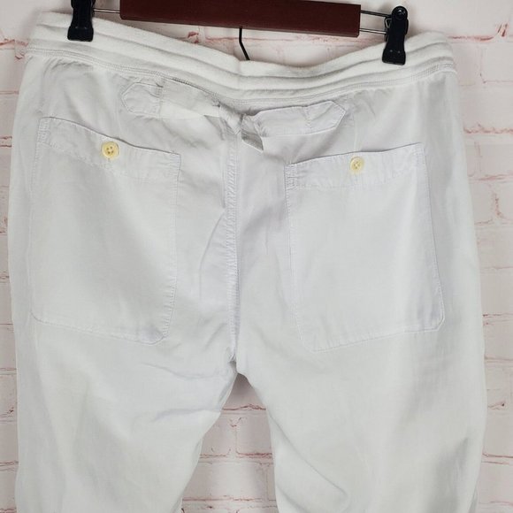 RLX Ralph Lauren Womens Convertible Pants S White Golf Hiking Pockets Drawstring - Picture 8 of 14